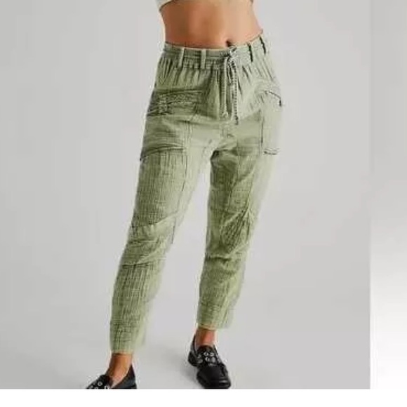 Free People Pants - Free People Remember When harem Cargo Pants Small